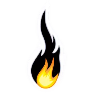 Energetic Fire Emoji PNG Jty