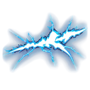 Energetic Lightning Bolt PNG Mif