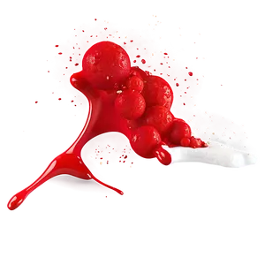 Energetic Red Paint Scatter PNG 06262024 PNG
