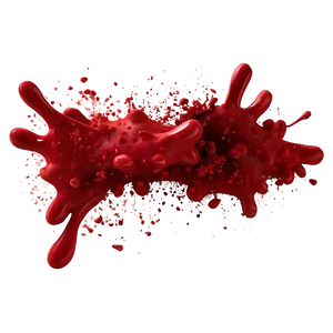 Energetic Red Paint Scatter PNG Naj73 PNG