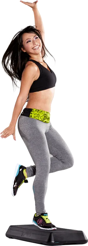 Energetic Step Aerobics Workout