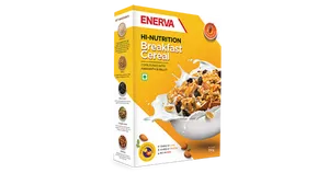 Enerva Hi Nutrition Breakfast Cereal Box PNG image