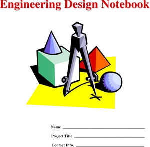 Engineering Design Notebook Cover PNG image