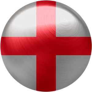 England Saint George Cross Ball3 D Render PNG image