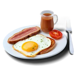 English Breakfast Plate PNG 05212024