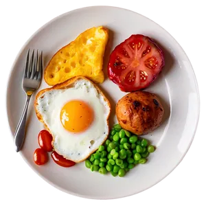English Breakfast Plate PNG Jij
