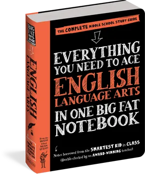 English Language Arts Study Guide Book PNG image