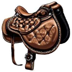 English Saddle Png Liu PNG image