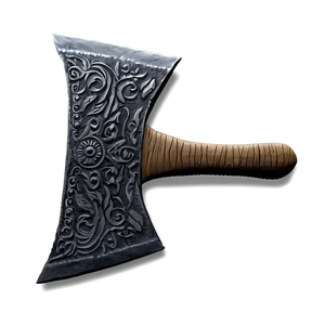 Engraved Axe Detail PNG 86