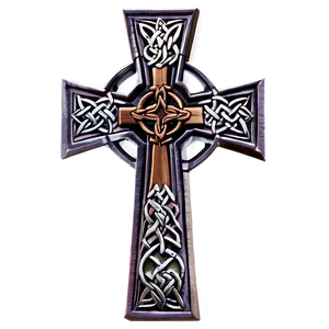 Engraved Celtic Cross Png 06212024 PNG image