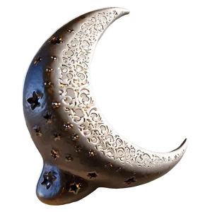Engraved Crescent Moon PNG 06252024
