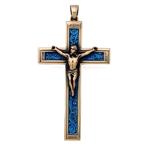 Engraved Cross Style PNG Wrc