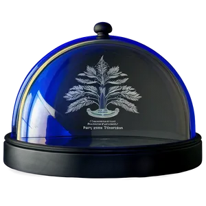 Engraved Glass Dome PNG 06282024