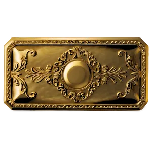 Engraved Gold Rectangle PNG 06272024