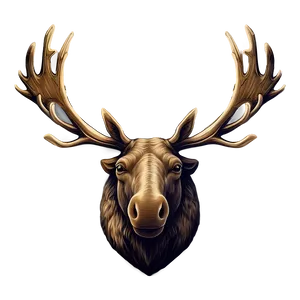 Engraved Moose Head Image PNG 06292024