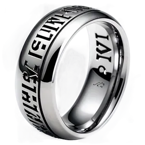 Engraved Personalized Rings PNG Wdp