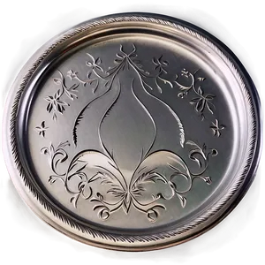 Engraved Pewter Tray PNG Oot