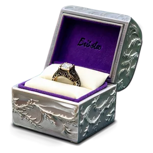Engraved Ring Box PNG Ony35 PNG