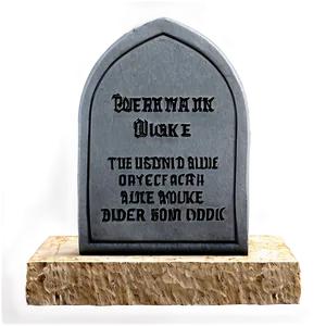 Engraved Tombstone PNG 93