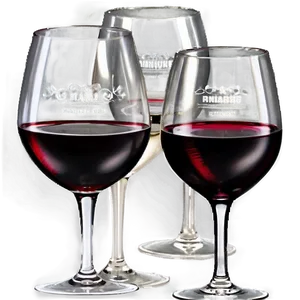 Engraved Wine Glasses Gift PNG 06212024
