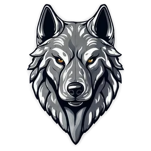 Engraved Wolf Head Symbol Png 06122024 PNG image