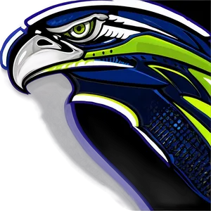Enhanced Seahawks Logo Version PNG Bkd57