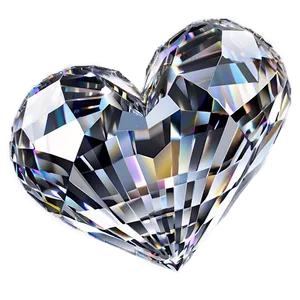 Enigmatic Diamond Heart PNG 95 PNG