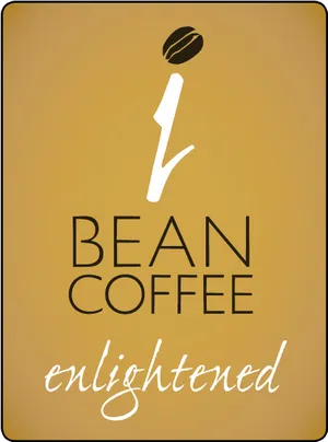 Enlightened Coffee Brand Design PNG image