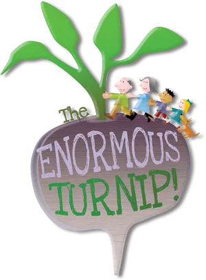 Enormous Turnip Children Illustration PNG image