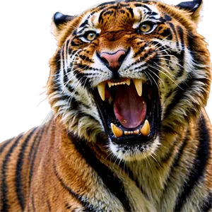 Enraged Tiger Close-up PNG 58 PNG