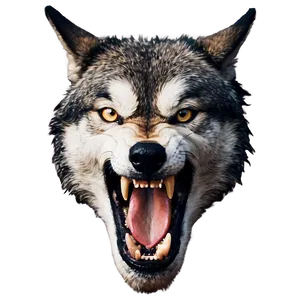 Enraged Wolf Face Expression Png Gwc PNG image