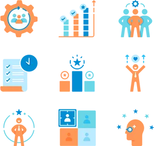 Entrepreneurship Concepts Icons PNG image