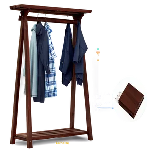 Entryway Clothes Rack Png Xiv47 PNG image