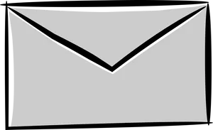 Envelope Icon Simple Outline PNG image