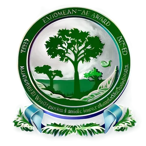 Environmental Award Emblem PNG Ggk