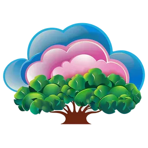 Environmental Cloud Vector PNG 64