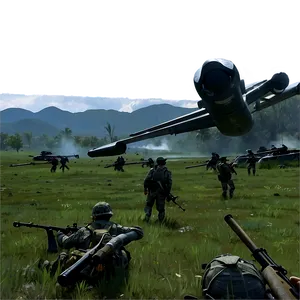 Epic Battlefield Landscape Png Aad56 PNG image