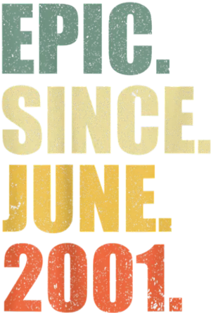 Epic Since June2001 Graphic PNG image