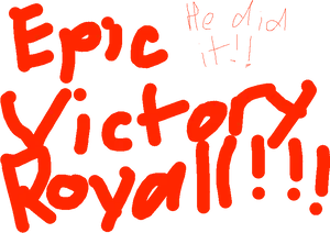 Epic Victory Royale Celebration PNG image