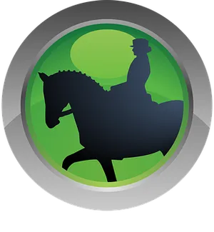 Equestrian Silhouette Icon