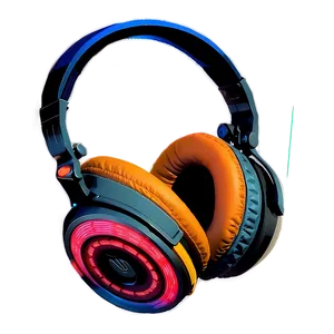 Ergonomic Dj Headphones PNG 06212024