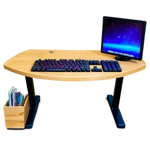 Ergonomic Gaming Desk Png 06212024 PNG image