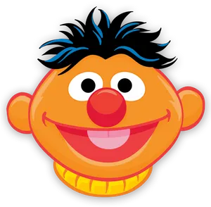 Ernie Sesame Street Character PNG image