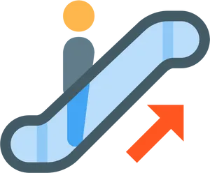 Escalator Icon Graphic PNG image