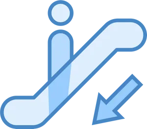 Escalator Information Sign PNG image