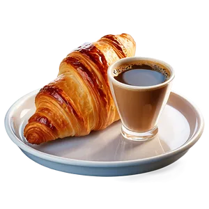 Espresso And Croissant Png 46 PNG image