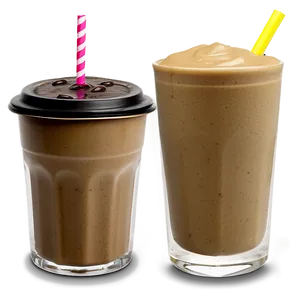 Espresso Banana Smoothie Png Opt48 PNG image