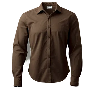Espresso Brown Blank Shirt PNG Yog PNG