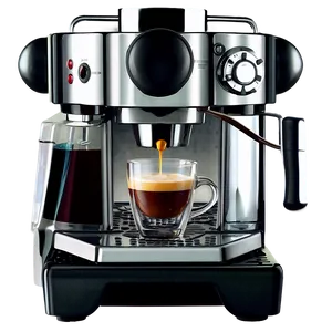Espresso Making Process PNG 23
