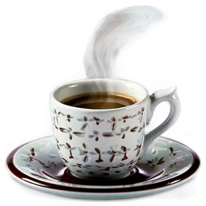 Espresso On Saucer PNG Dul